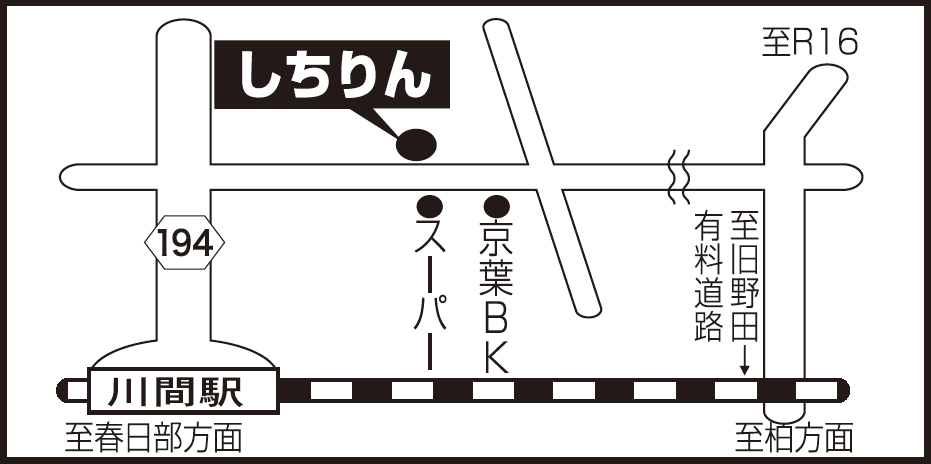 川間店 地図